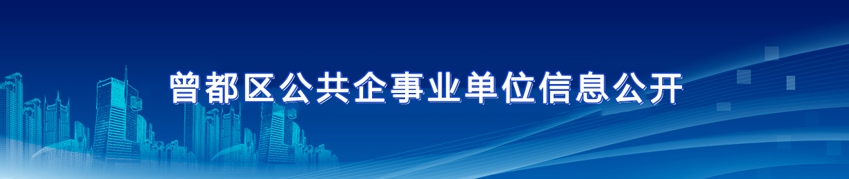 曾都區(qū)公共企事業(yè)單位信息公開
